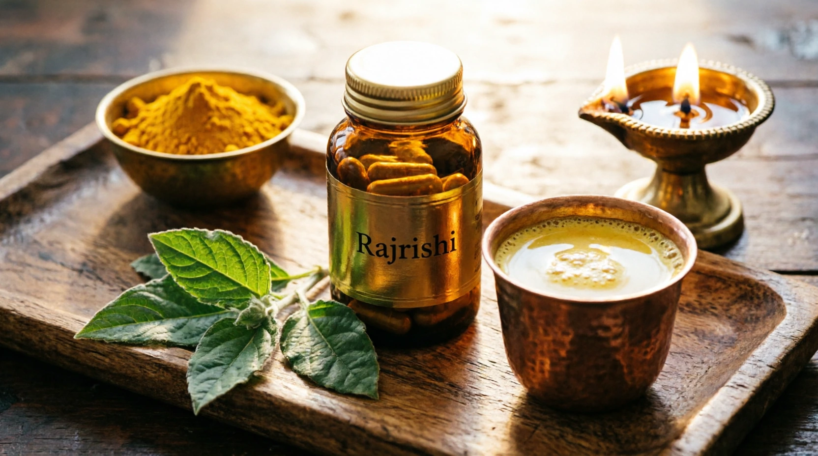 Rajrishi Ashwagandha Capsules – Pure Ayurvedic Stress Relief & Vitality Booster image 3
